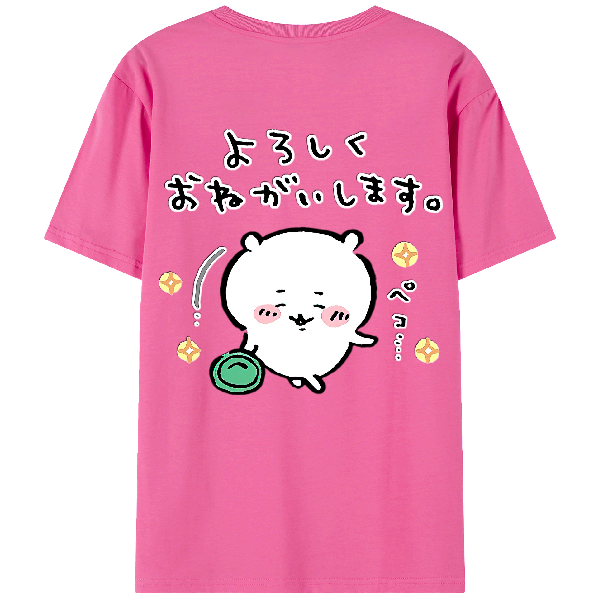 （画像用） ちいかわ ちいかわ Chii-kawa chiikawa レディース半袖Tシャツ(バックプリント)